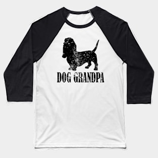 Basset Hound Dog Grandpa Baseball T-Shirt